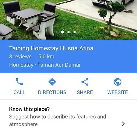 Taiping Homestay Husna Afina Luaran gambar