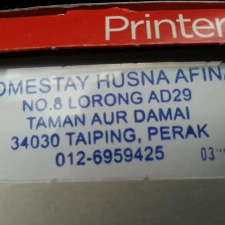 Taiping Homestay Husna Afina Luaran gambar
