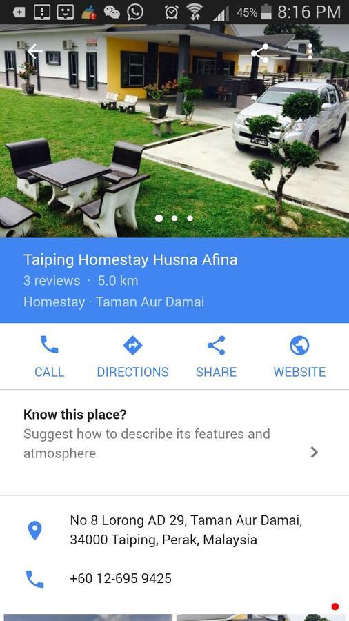 Husna Afina * Taiping
